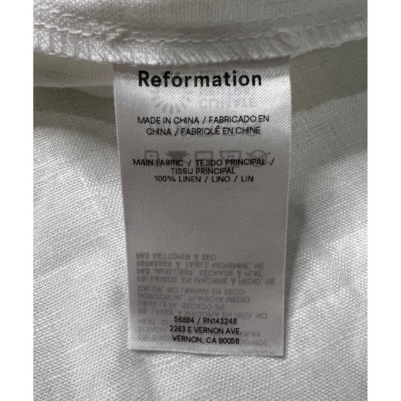 Reformation Olina Tie Waist Pants Size Large - Picture 5 of 6